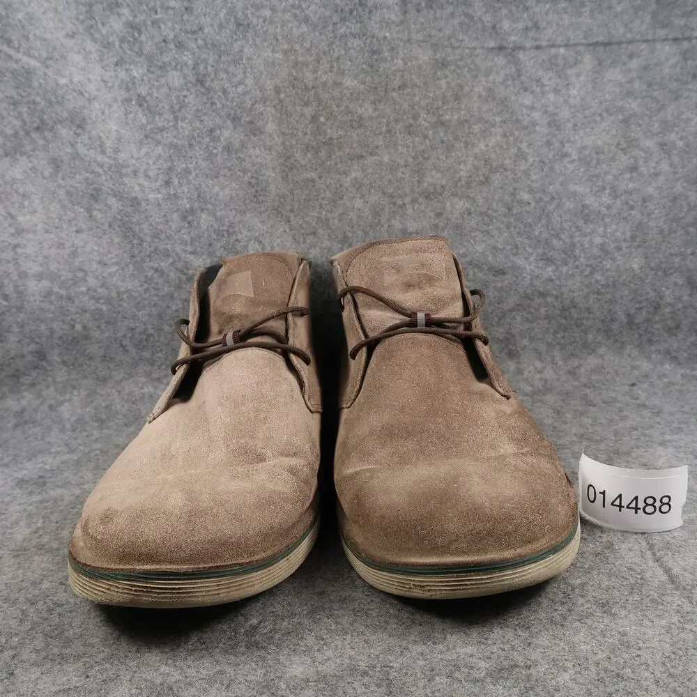 Camper Shoes Mens 45 Chukka Boots Leather Casual Lifestyle Lace Up Brown Comfort
